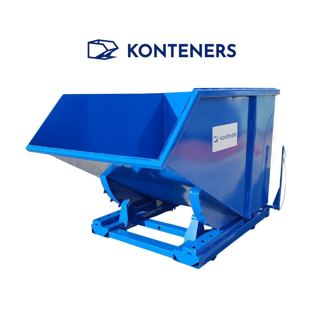 Kontener samowyładowczy KS1000 - dźwignia Kontener samowyładowczy KS1000 - dźwignia