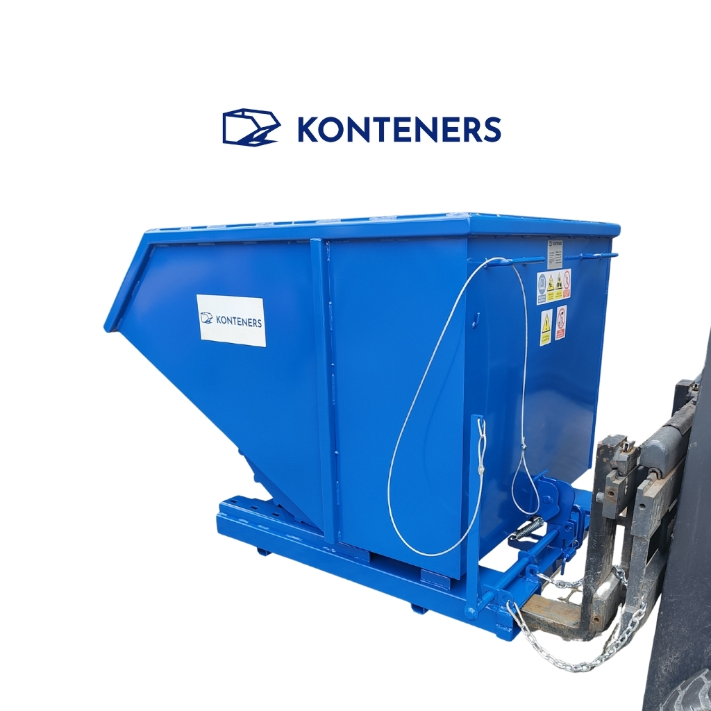 Kontener samowyładowczy KS1000 - dźwignia Kontener samowyładowczy KS1000 - dźwignia
