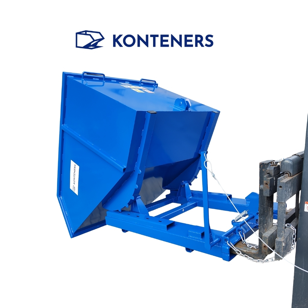 Kontener samowyładowczy KS1000 - dźwignia Kontener samowyładowczy KS1000 - dźwignia