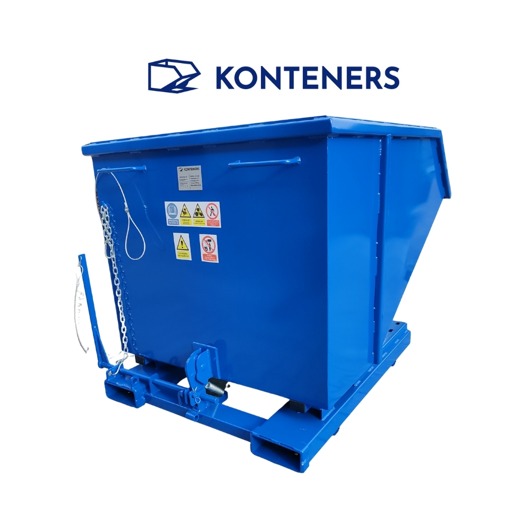 Kontener samowyładowczy KS1000 - dźwignia Kontener samowyładowczy KS1000 - dźwignia