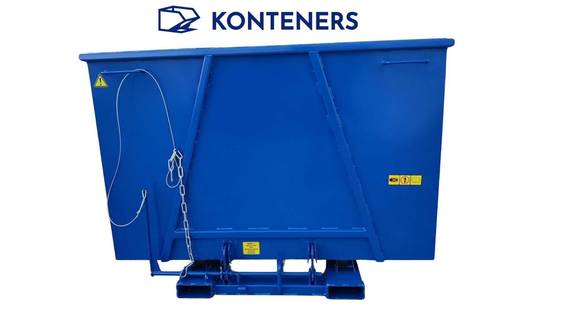 Kontener samowyładowczy KS3100 - dźwignia + zderzak Kontener samowyładowczy KS3100 - dźwignia + zderzak