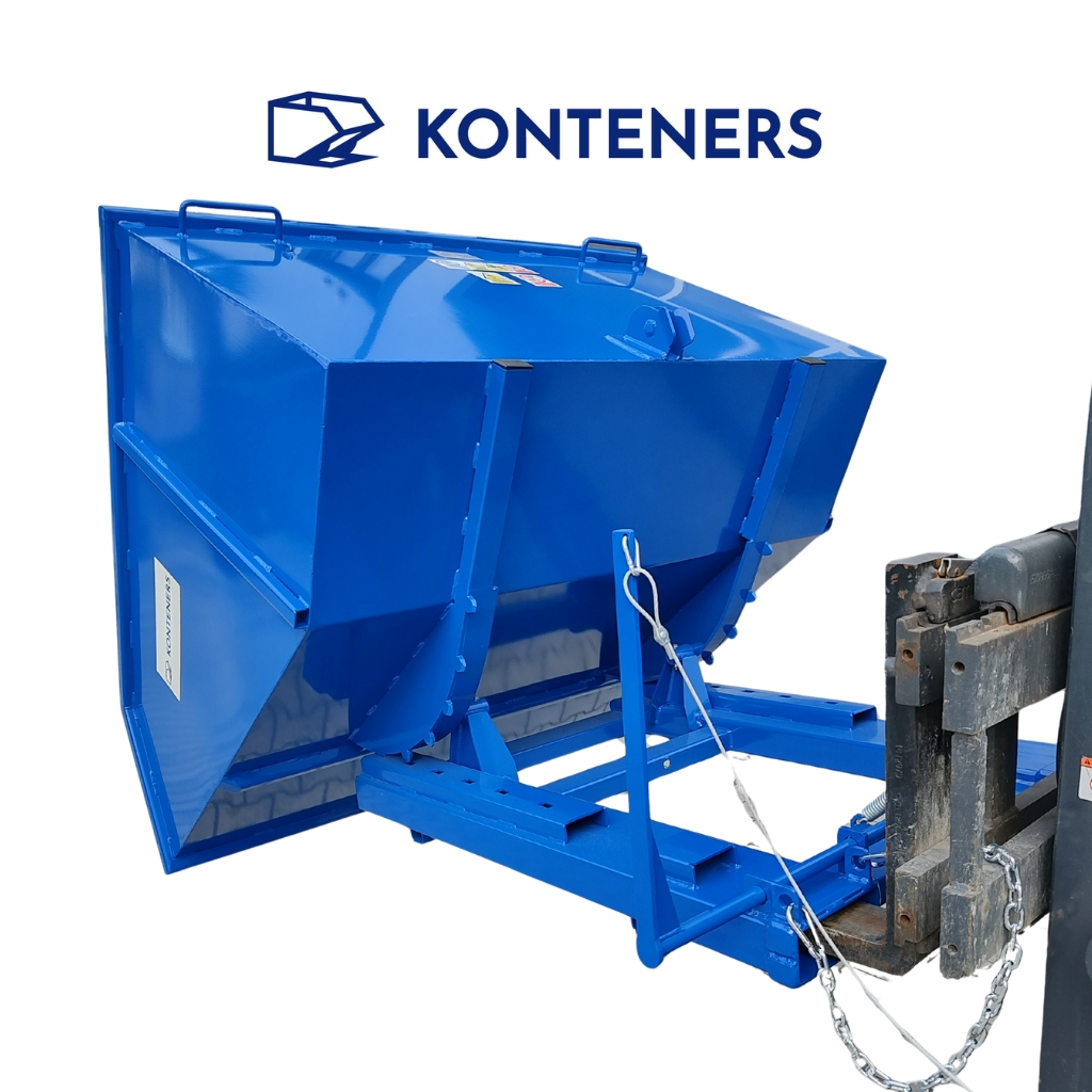 Kontener samowyładowczy KS 1500 - dźwignia Kontener samowyładowczy KS 1500 - dźwignia