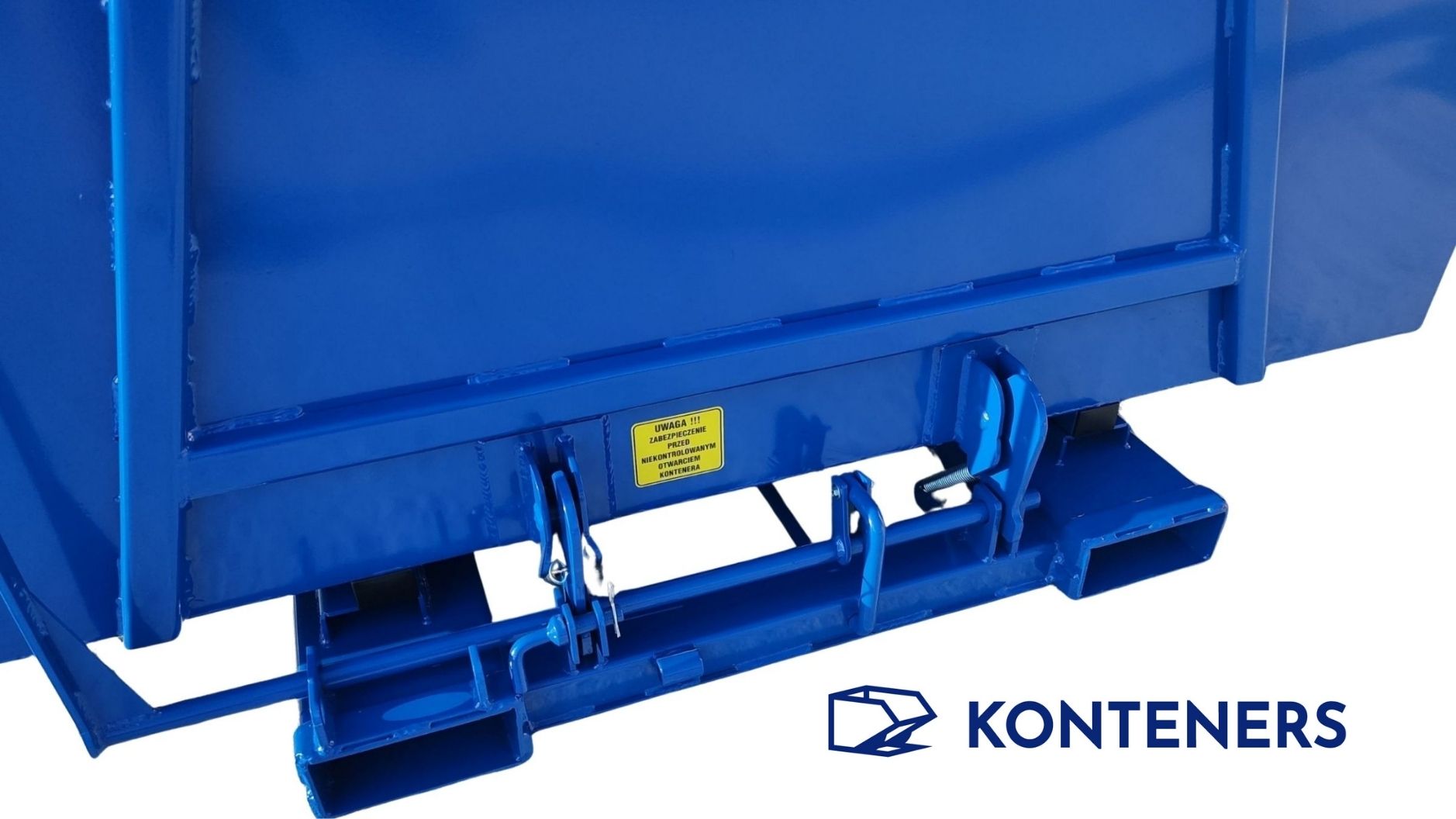 Kontener samowyładowczy KS3100 - dźwignia + zderzak Kontener samowyładowczy KS3100 - dźwignia + zderzak