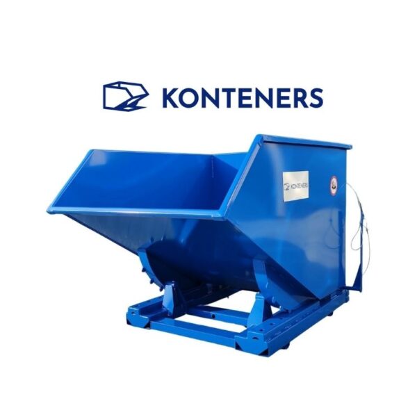 Kontener samowyładowczy K3 1000 - dźwignia