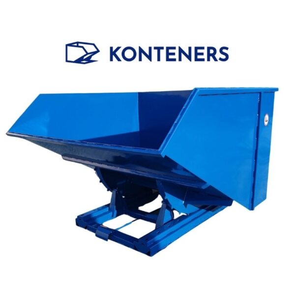 Kontener samowyładowczy KS3100 - dźwignia + zderzak